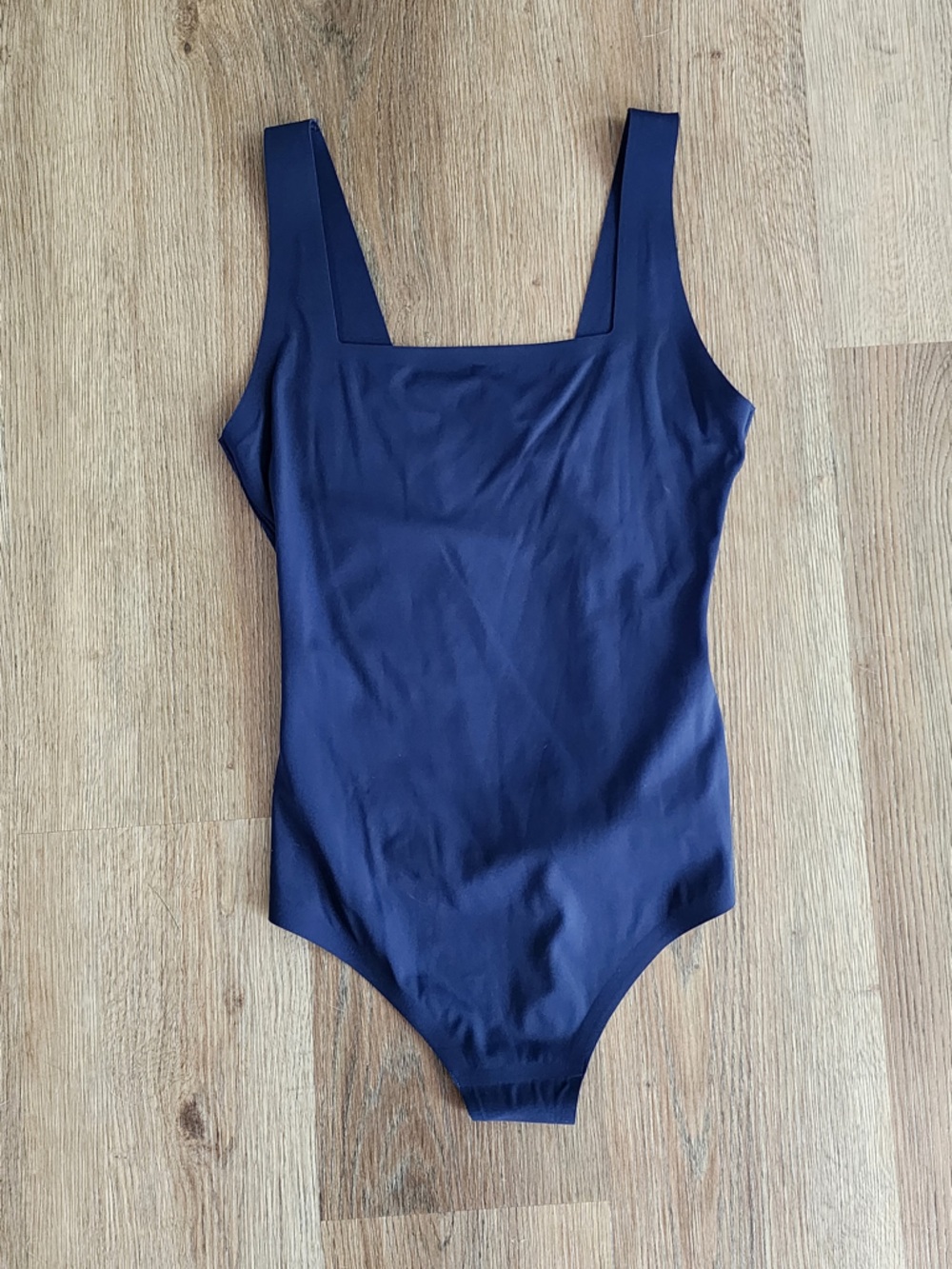 aerie Navy Blue Square Neck Bodysuit